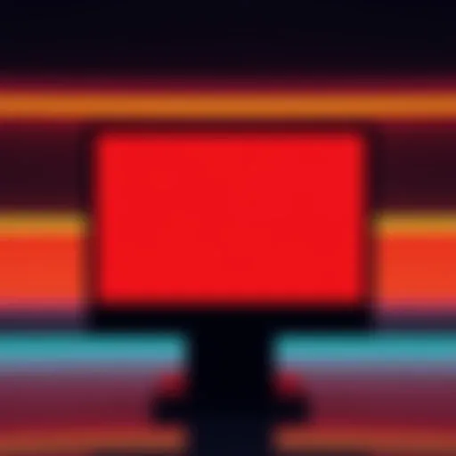 A simple 1-bit game menu with minimalistic graphics and basic options displayed on the screen.