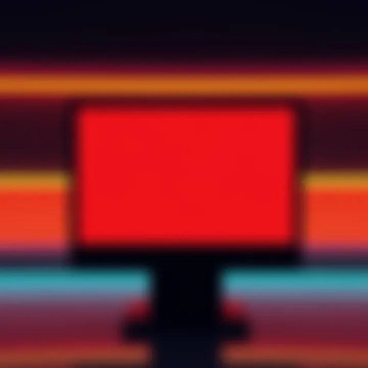 A simple 1-bit game menu with minimalistic graphics and basic options displayed on the screen.