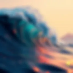 1-Bit Wave Animation A creative 1-bit wave animation showcasing fluid wave motions and patterns for GlagStone.