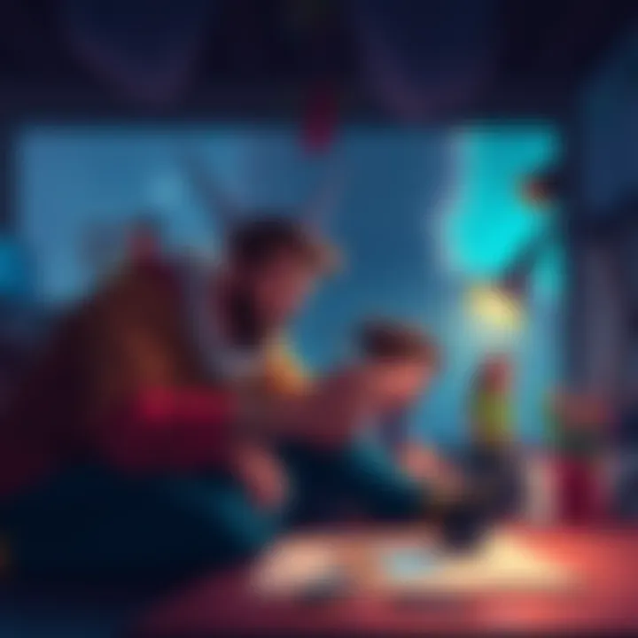 A 2D artist sketching characters and designs for a metroidvania game project with friends.