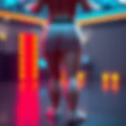 3D Character Animation A fully rigged character body with animated hip movements in 3js