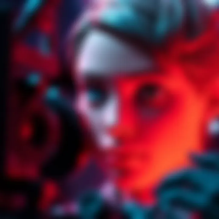 3D Face Modeling Tips A digital artist working on a character's face model, focusing on the eyes and features using software tools.