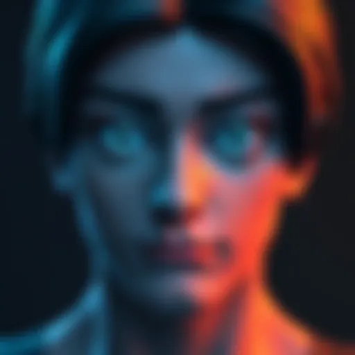 A 3D character model with correctly aligned eyes that move with the head, showcasing fixed mesh movement issues