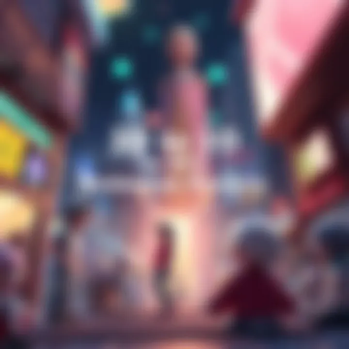A visual representation of the transition from 3D animation to 2D animation, showing characters and scenes shifting in style and technique.