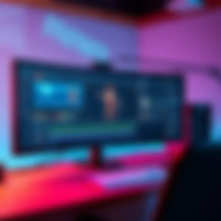 A computer screen showing a 3D character model with rigging tools open in animation software