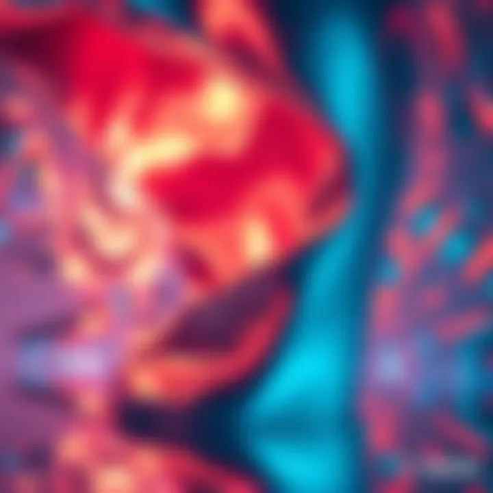 A visual representation of a 3D illusion created using PostProcess materials, featuring depth and lighting effects to enhance realism.