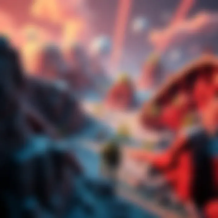 An overview of a 3D level created in Godot showing terrain, obstacles, and structures