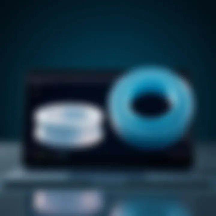 A comparison of high-quality and low poly 3D models of extruded round parts on a design software interface.