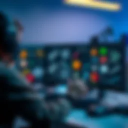 3D modeling tools and software A user working on 3D modeling software with various tools displayed on the screen