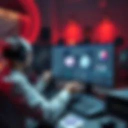 A person using Unreal MCP with an AI agent on a computer to create simple 3D shapes
