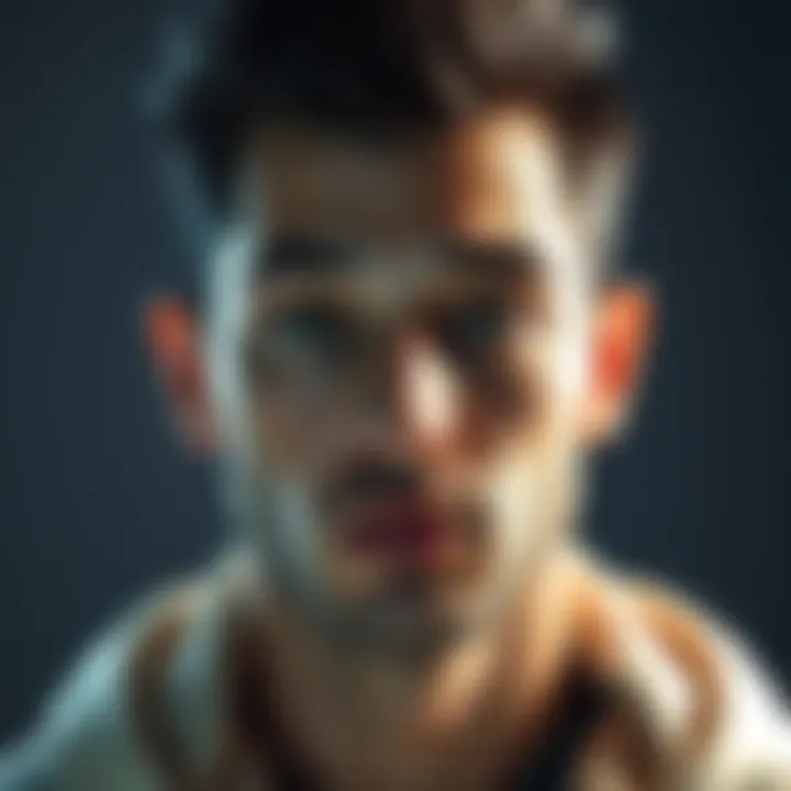 A lifelike 3D portrait created from a flat image, showcasing detailed features for printing