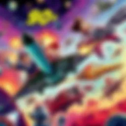 A colorful cover depicting a classic 90s video game with action scenes and characters that boys loved during that era