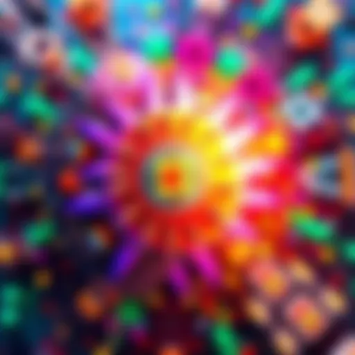 A colorful digital artwork created by ZygRBlade AI, showcasing vibrant patterns and unique designs that blend technology with creativity.