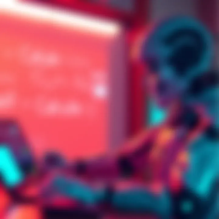 An AI bot interacting with a North Sentinelese person while teaching calculus concepts in their native language.