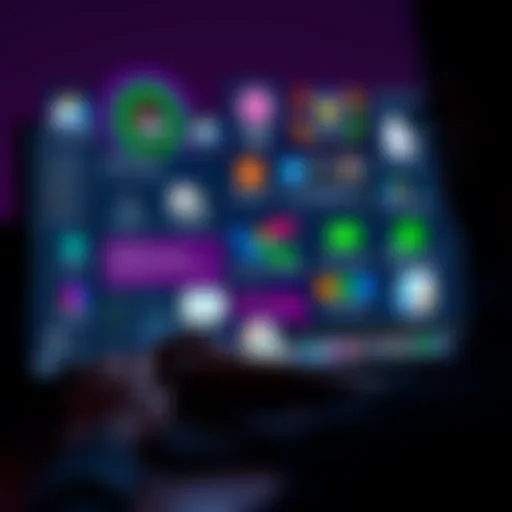 AI Tools for ComfyUI Installation A person troubleshooting installation issues on a computer with an RTX 50 graphics card, with icons of AI tools like Google Gemini and Chat GPT in the background.