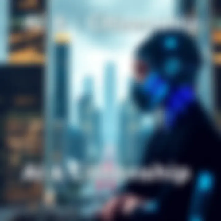 A concerned expert discusses the implications of granting legal rights to artificial intelligence, with a futuristic city background.