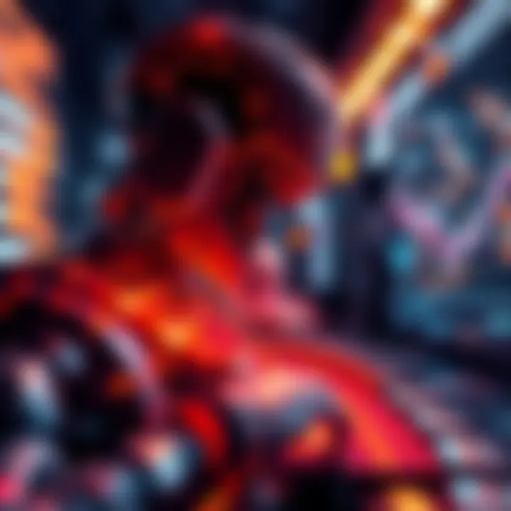 A visual representation of an AI system struggling with real-world data challenges, showcasing a contrast between smooth demo environments and complex operational settings.