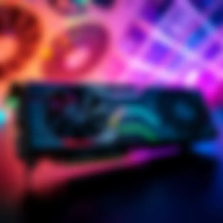 Close-up of the RTX Pro 6000 Blackwell graphics card showcasing its design and 96GiB VRAM
