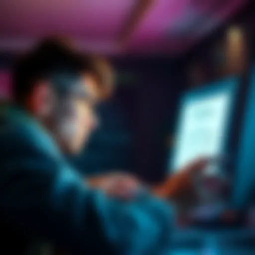 A frustrated user looking at a computer screen displaying a restriction notice from GPT-5 Pro