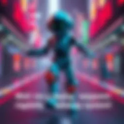 Active Ragdoll Character in Unity A humanoid character showcasing the self-balancing active ragdoll system with waypoint markers in Unity.