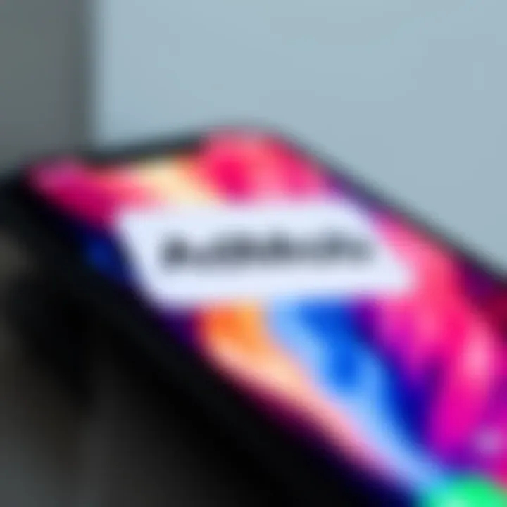 A close-up view of an iPhone displaying a blank AdMob banner within a mobile app built with Godot 4.6, highlighting ad visibility issues.