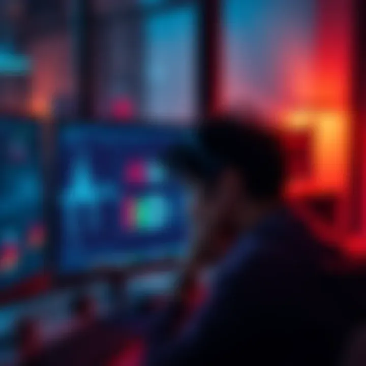 A frustrated designer looking at a computer screen showing Adobe's new pricing and AI features