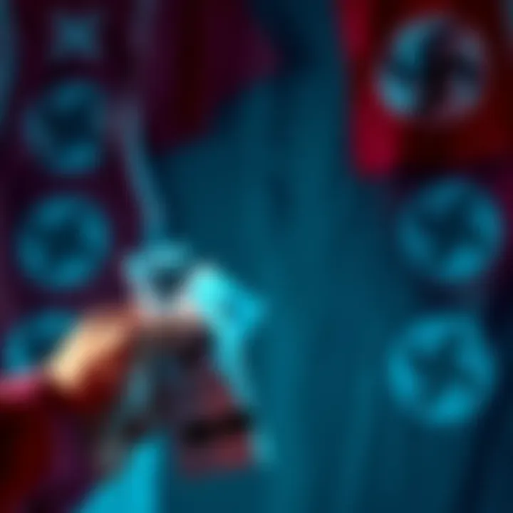 A visual representation of advertisers distancing themselves from neo-Nazi content, depicting a person tearing up an advertisement with neo-Nazi symbols and logos in the background.