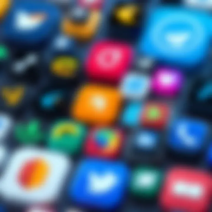 Various app icons representing affordable alternatives to the Cursor app, featuring open-source logos and user-friendly designs.