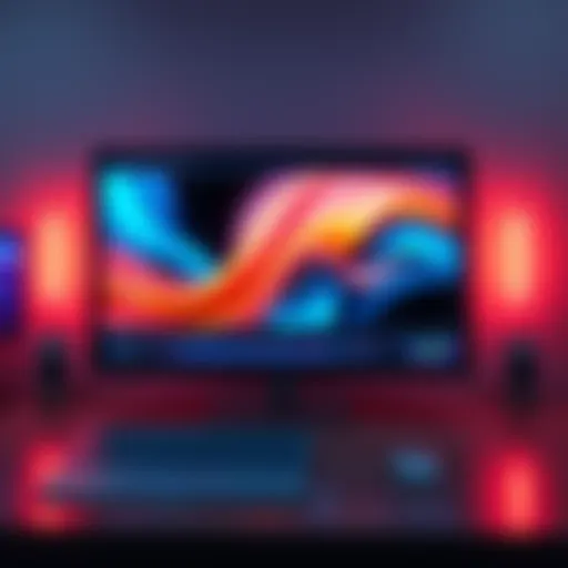 A screen showing 3D motion design recreations inspired by Apple's latest ad in After Effects.