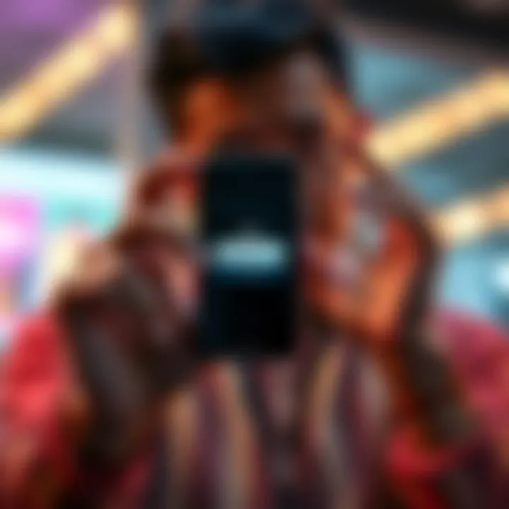 A person holding a smartphone showing an age verification message while looking concerned about privacy