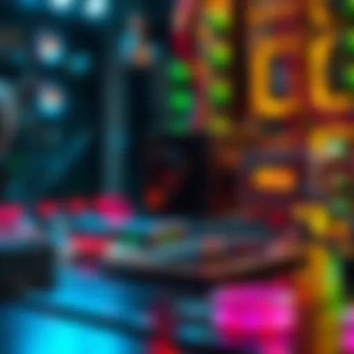 A visual representation of a hardware migration process for AGI, showing old and new hardware connected, symbolizing continuity and safety in consciousness.