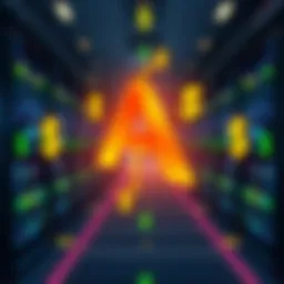 A graphic showing the connection between AI data centers and rising costs with dollar signs and data center images