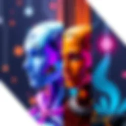 Visual representation of ChatGPT, Gemini, Claude, and Grok AI models side by side for easy comparison