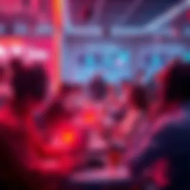 A visual representation of AI prompts enhancing online discussions among people in forums, showing creativity and engagement in digital communication.