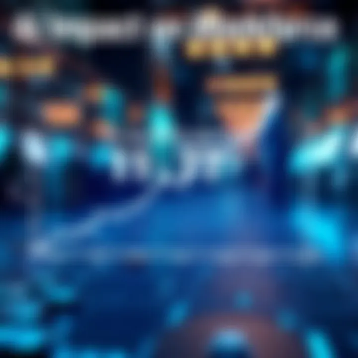 A graph showing the potential increase of artificial intelligence replacing jobs in the U.S. workforce, highlighting concerns over job security.