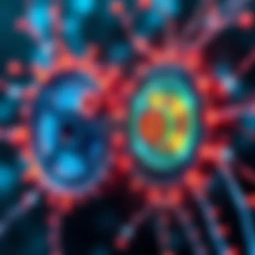Illustration showing abstract AI technology with gears and neural network connections representing energy-based models.