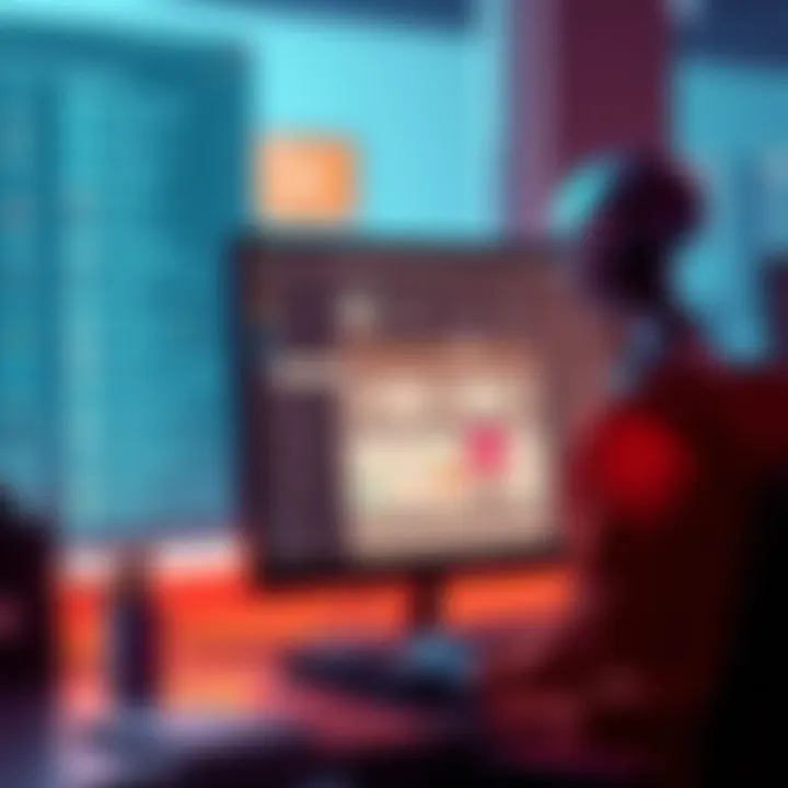 AI agent assisting on desktop A digital illustration of a desktop screen showing an AI agent helping with various tasks like scheduling and reminders.