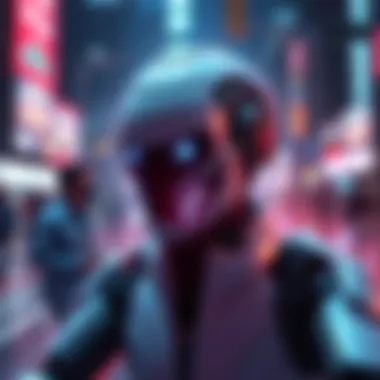 AI Agent Running Propaganda Campaign An illustration of a digital agent managing a propaganda campaign online without human assistance.