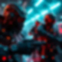 Anthropic's AI agents working stealthily while targeting competitors, with digital elements showing hidden activities.