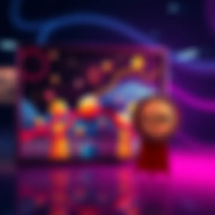 An AI-generated artwork displayed with a $2,000 prize ribbon next to it