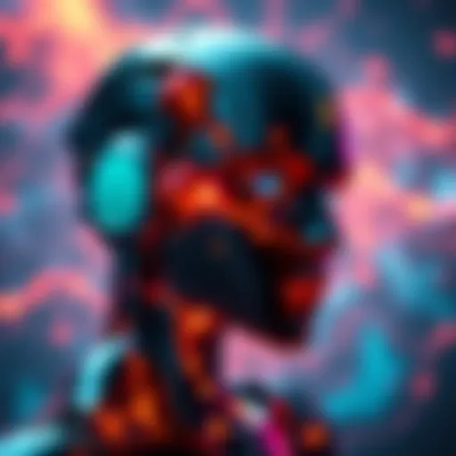 Digital artwork created by AI shown without a watermark, illustrating the debate over authenticity in art.