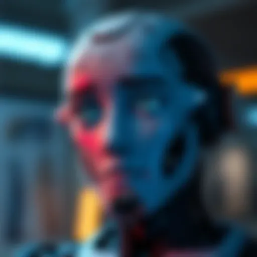 A digital representation of an AI assistant looking puzzled, symbolizing memory loss and confusion in technology.