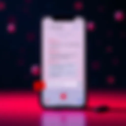 A smartphone screen showing an AI assistant in iMessages with reminders and notes being set up