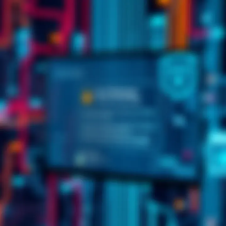 A digital screen displaying an AI browser in action, with automated notifications about security issues and data protection.