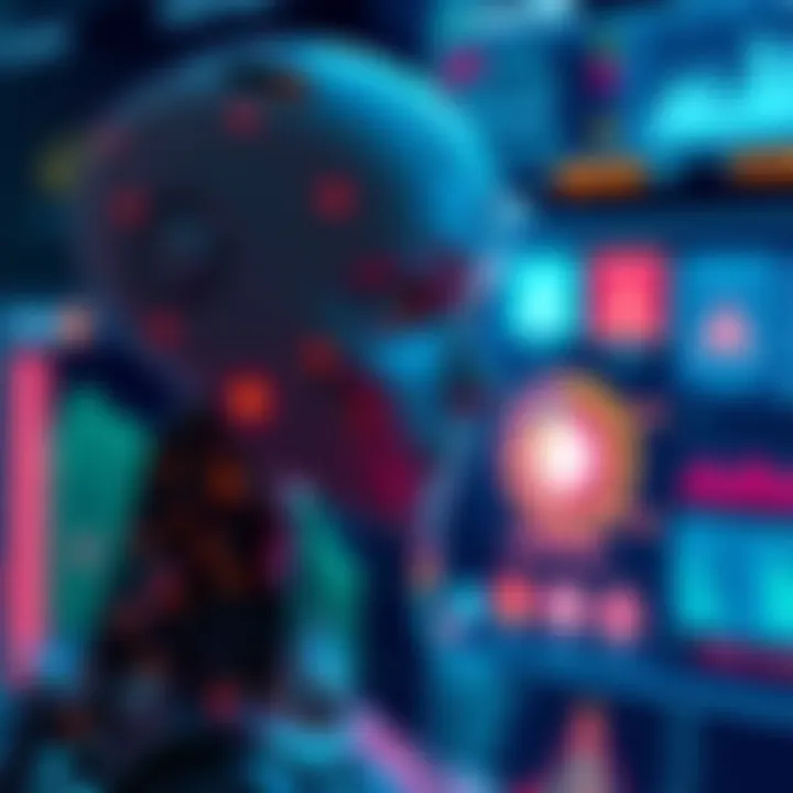 An AI chatbot interface displays various personality traits and interests based on user interactions, reflecting a digital representation of understanding.