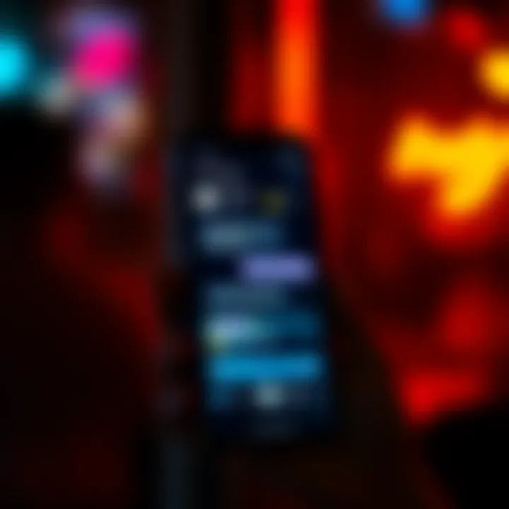AI Chatbot for Dating A smartphone showing an AI chatbot interface for dating, replacing traditional swiping on dating apps.
