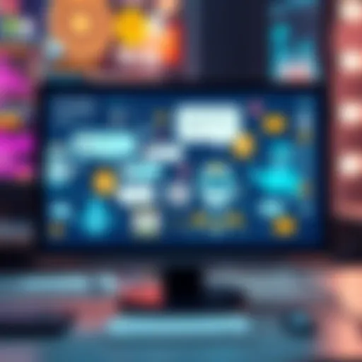 A variety of AI chatbots displayed on a computer screen with user feedback