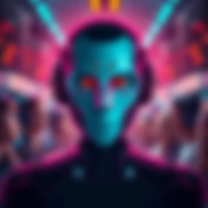 An image depicting a humanoid robot displaying a confident expression, surrounded by frustrated people questioning its limitations.