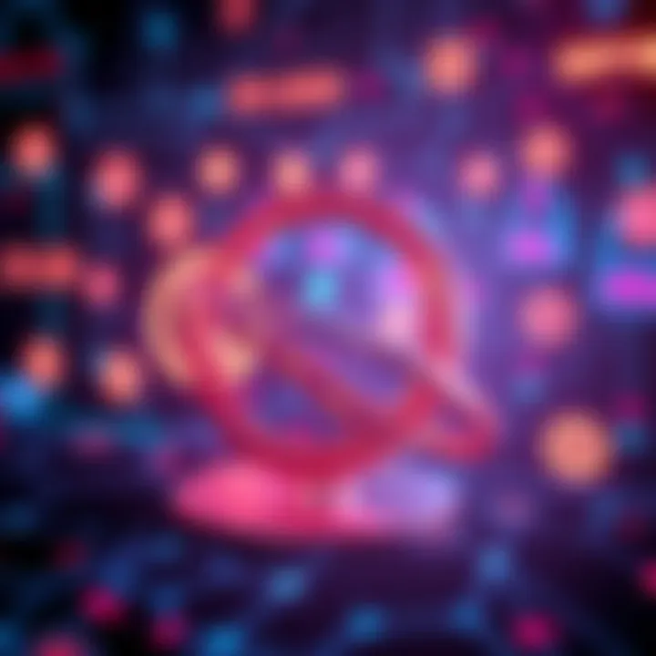 AI and Copyright Balance A visual representation of artificial intelligence interacting with copyright symbols, illustrating the tension between technology and intellectual property protection.