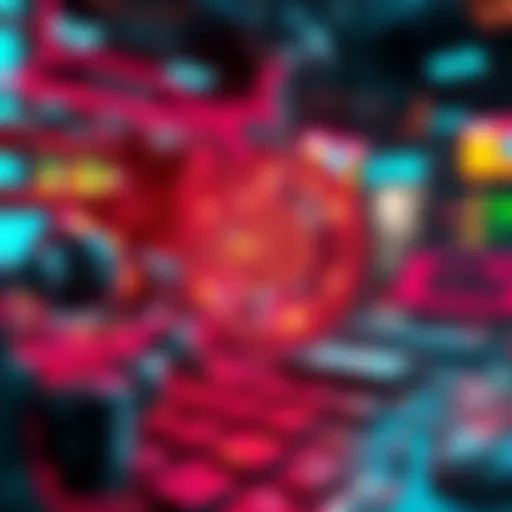 A visual representation of artificial intelligence generating new AI models, featuring robotic elements and digital graphics.